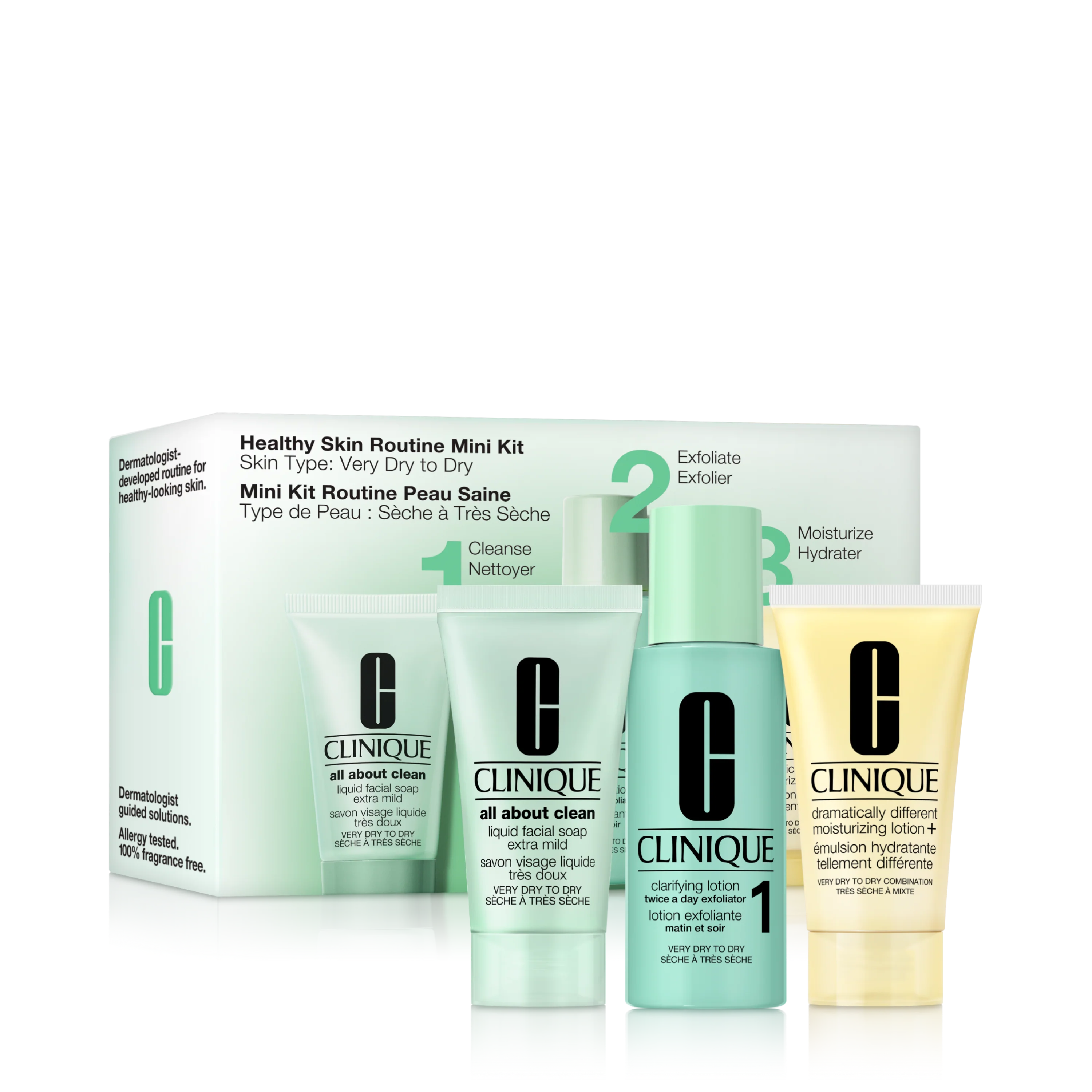 Healthy Skin Routine: Mini 3-Step Kit For Very Dry Skin