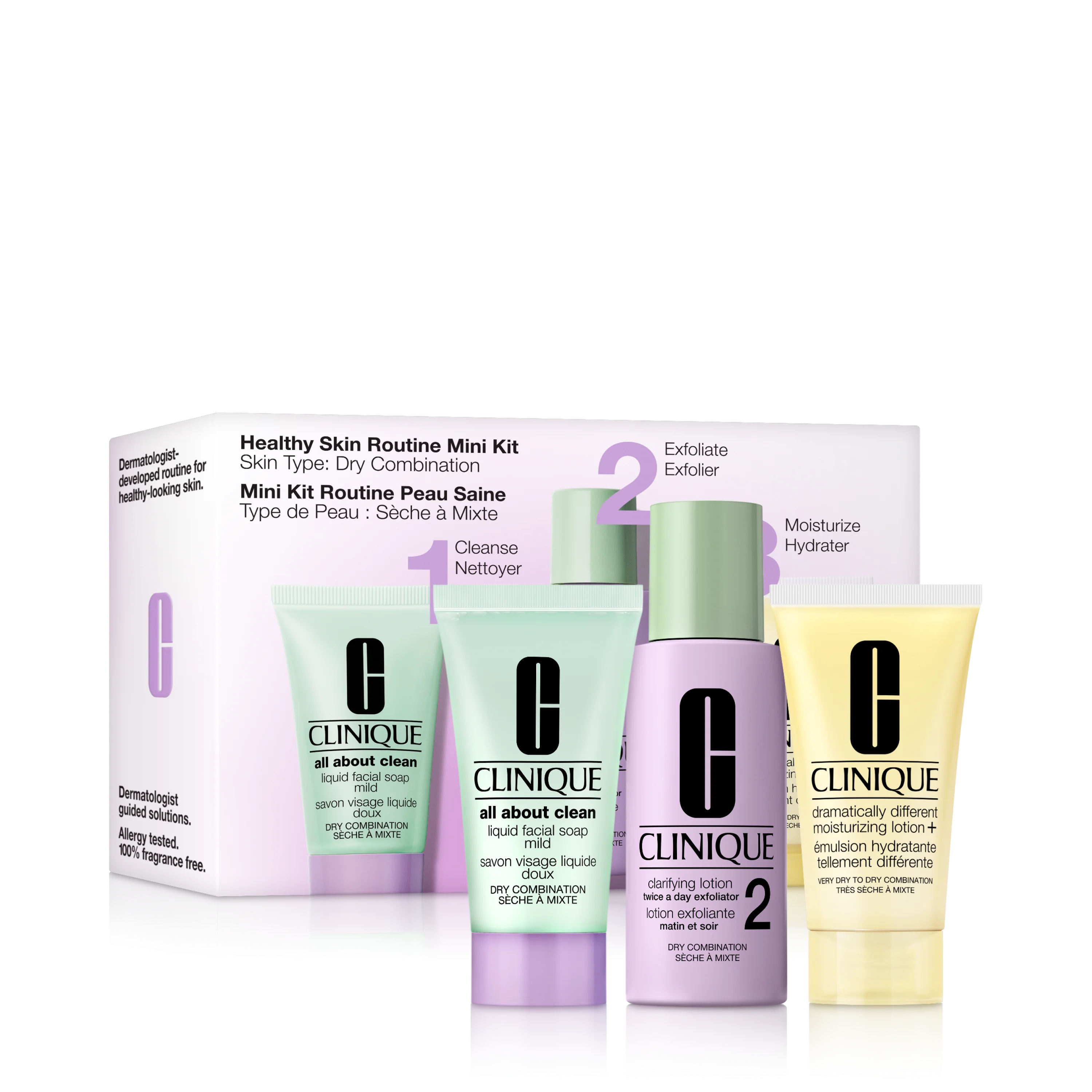 Healthy Skin Routine: Mini 3-Step Kit For Dry Skin