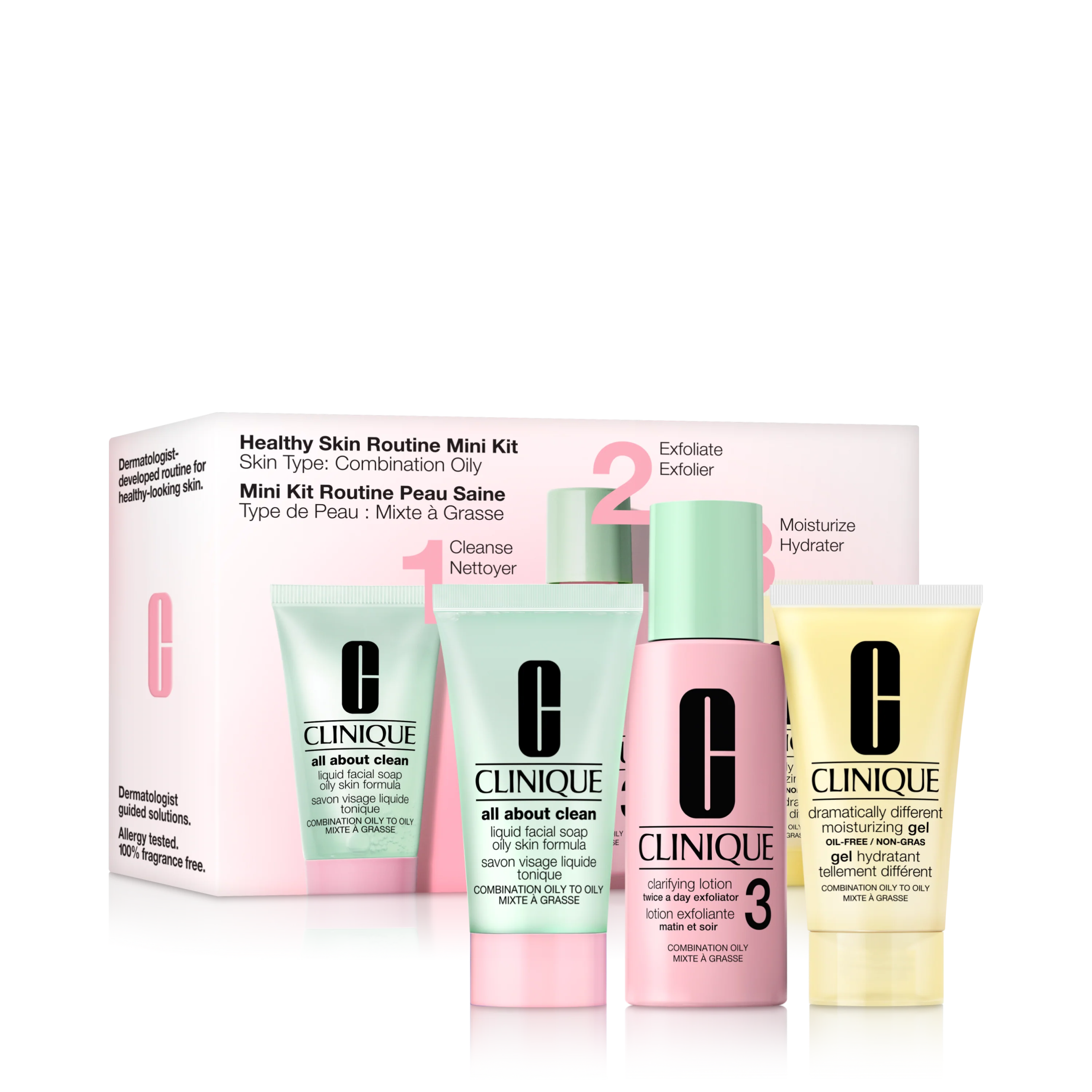 Healthy Skin Routine: Mini 3-Step Kit For Combination Oily Skin 1 Healthy Skin Routine: Mini 3-Step Kit For Combination Oily Skin