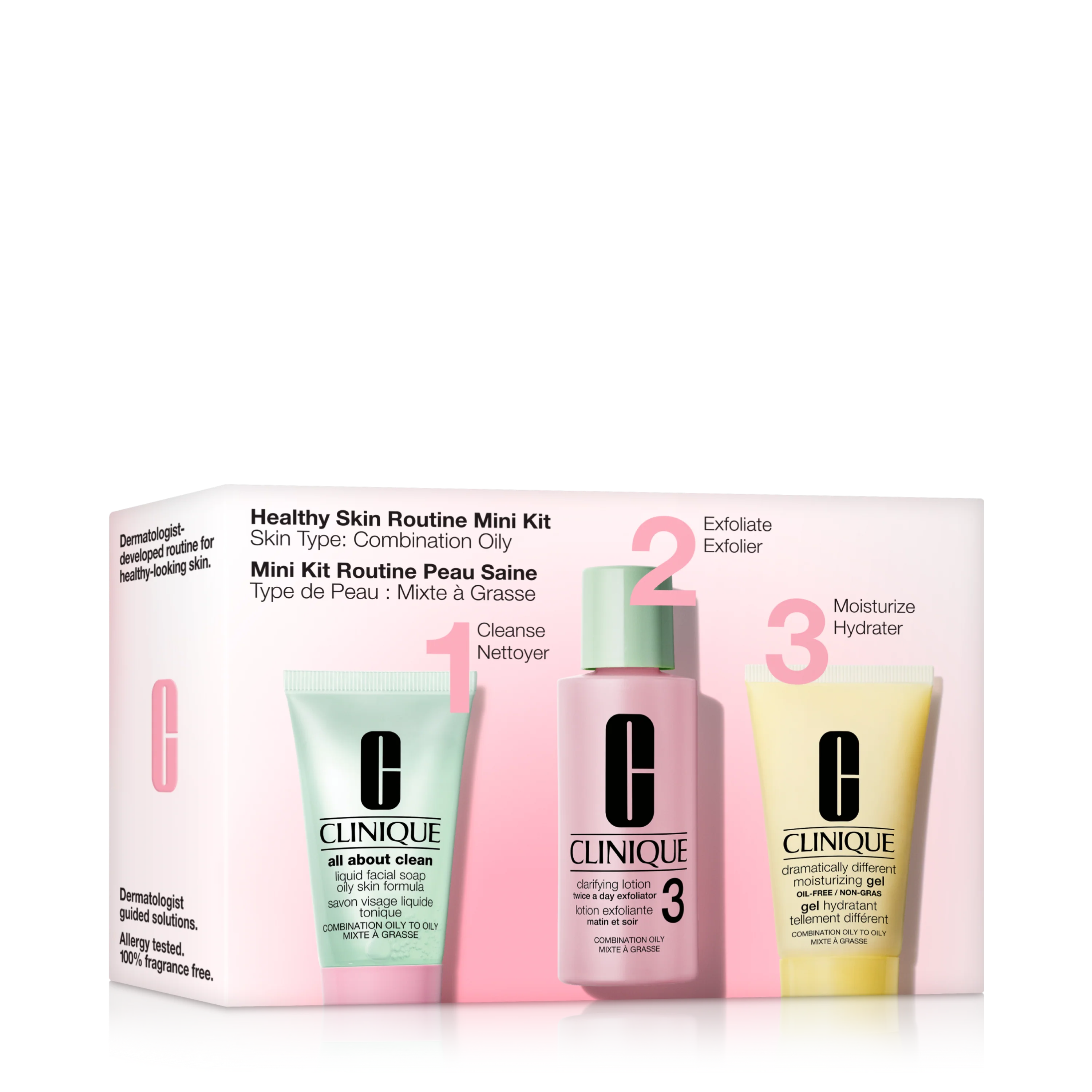 Healthy Skin Routine: Mini 3-Step Kit For Combination Oily Skin 2 Healthy Skin Routine: Mini 3-Step Kit For Combination Oily Skin
